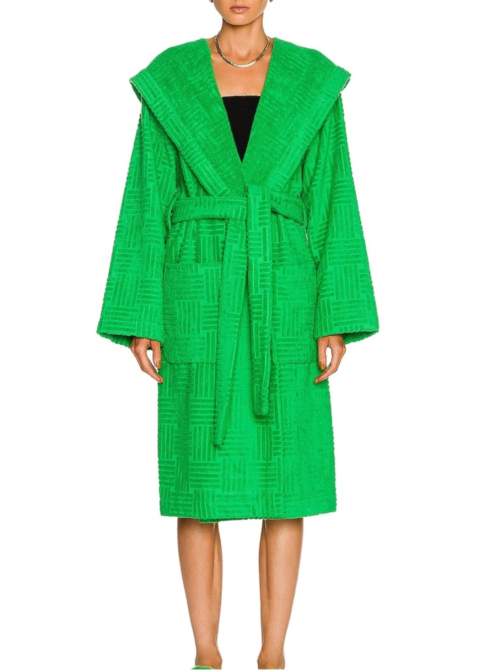 bottega veneta green robe